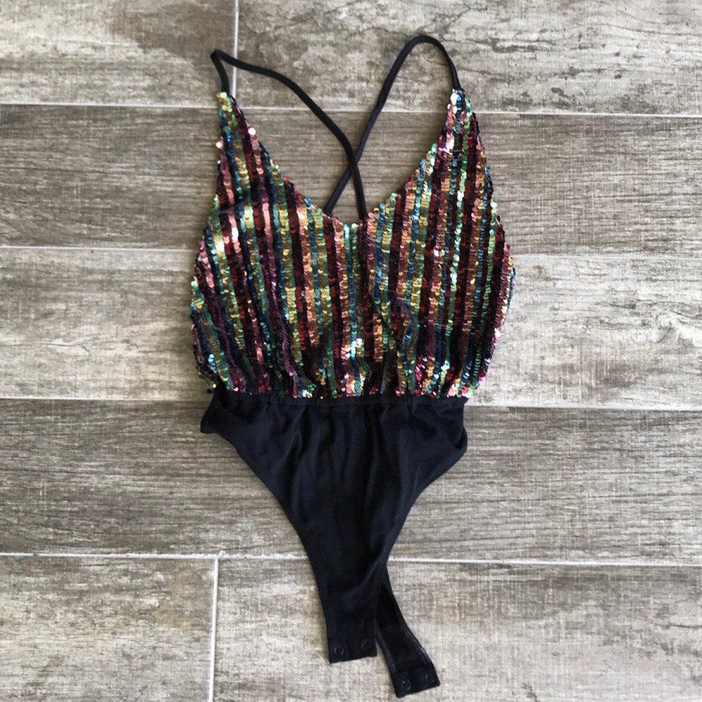 Sequined Bodysuit